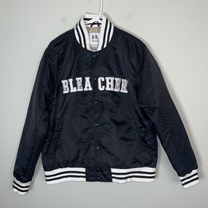 Bleacher Report Premium Medium Satin Black Baseball Coat